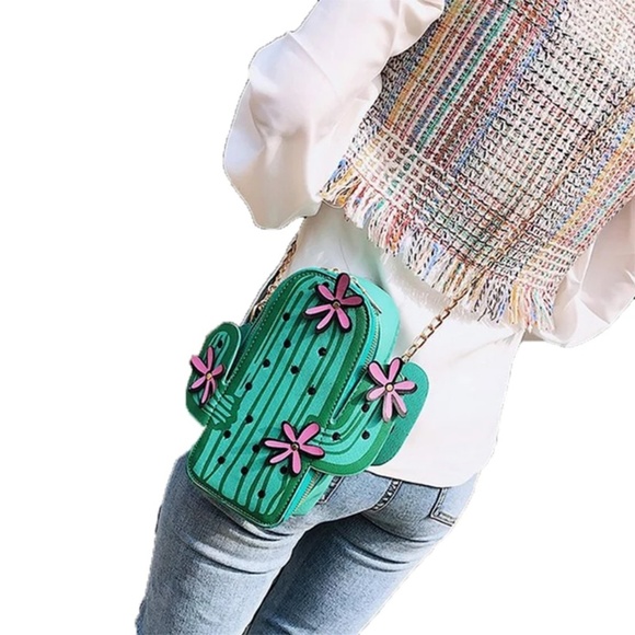 Western Cactus Crossbody Purse - Picture 8 of 8